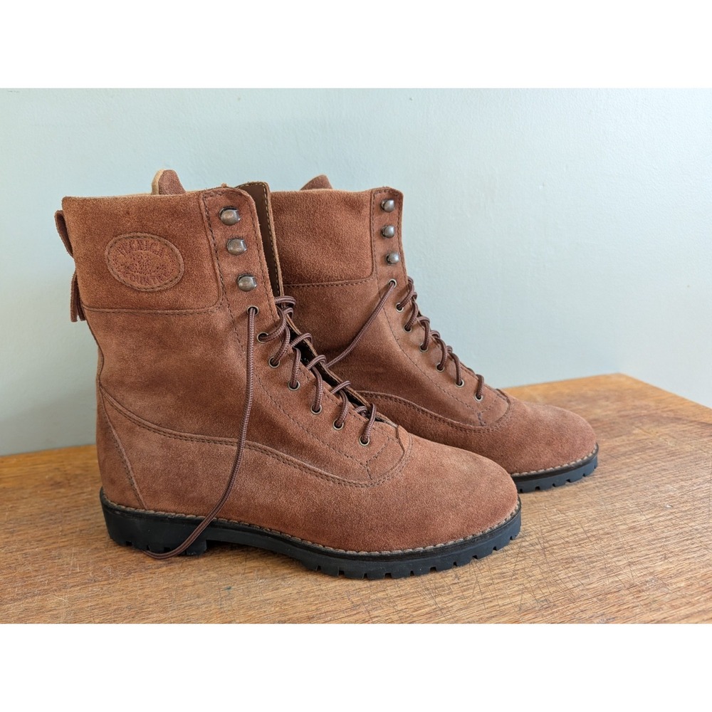 Tenica Country Boots Size 39 Lace up brown Over Ankle Classic